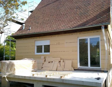 Isolation naturelle extérieure de façade