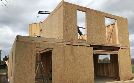 Maison moderne en bois