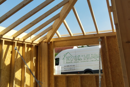 Charpente maison structure bois